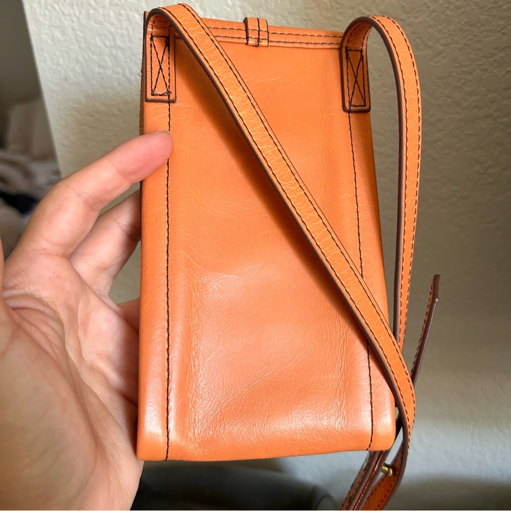 Hobo / Token Leather Crossbody Smart Phone Wallet Purse Bag - Picture 8 of 8